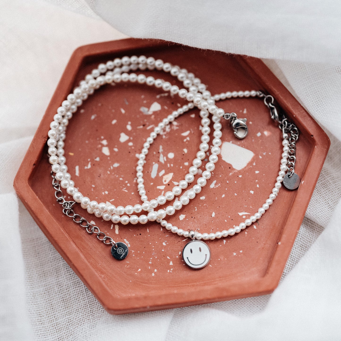 Geschenkset: Armband und Halskette Pearl im Set