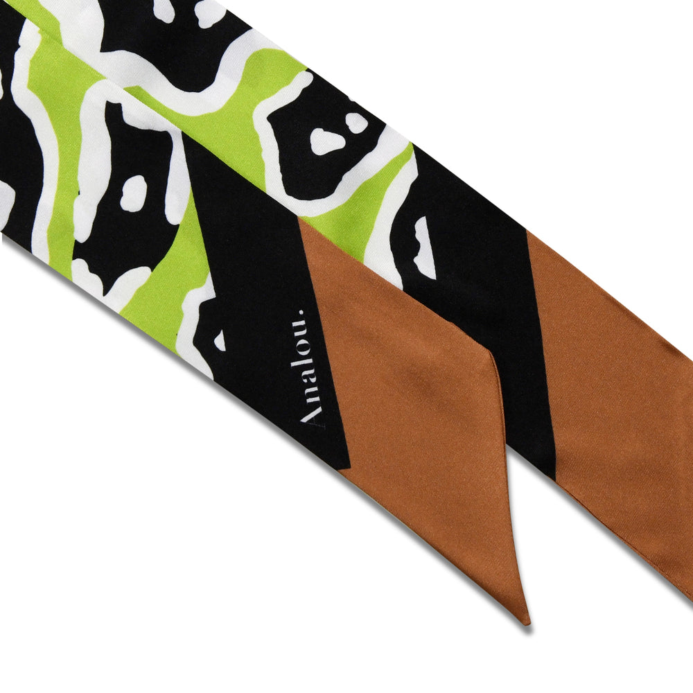 
                  
                    Analou. Leopard Schmal, Twill- Schal
                  
                