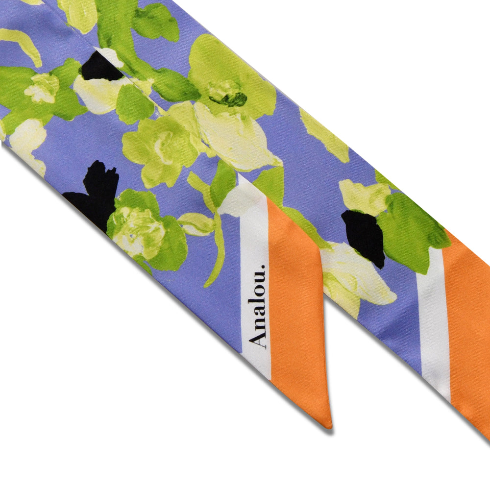 
                  
                    Analou. Stroke Flower Schmal, Twill- Schal
                  
                